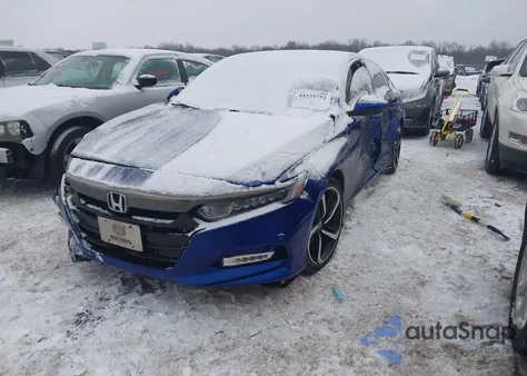 2018 Honda Accord Sport from USA, damaged, VIN 1HGCV1F30JA139774